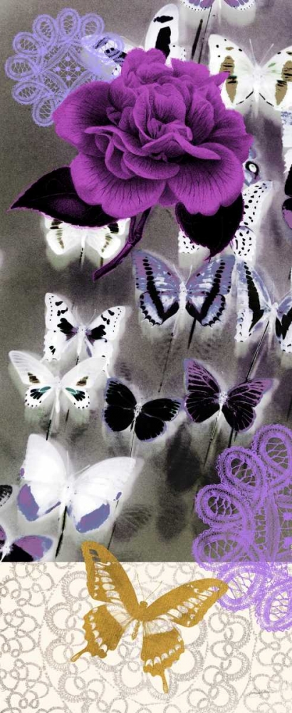 Wall Art Painting id:63511, Name: Butterfly Showers 1, Artist: Taylor, Evangeline