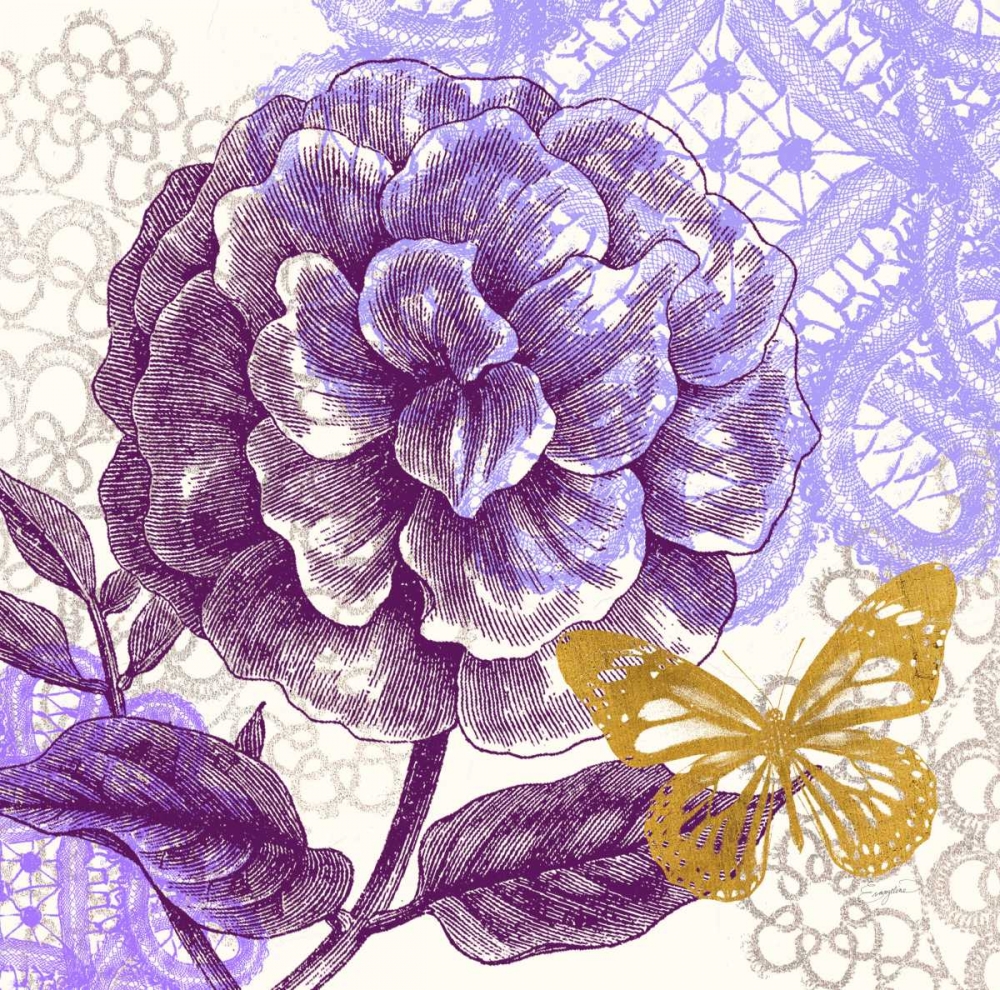 Wall Art Painting id:63513, Name: Lace Butterfly 1, Artist: Taylor, Evangeline