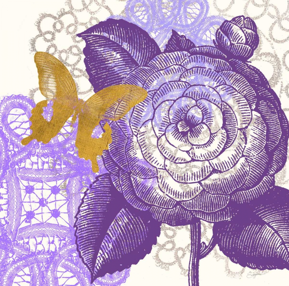 Wall Art Painting id:63514, Name: Lace Butterfly 2, Artist: Taylor, Evangeline