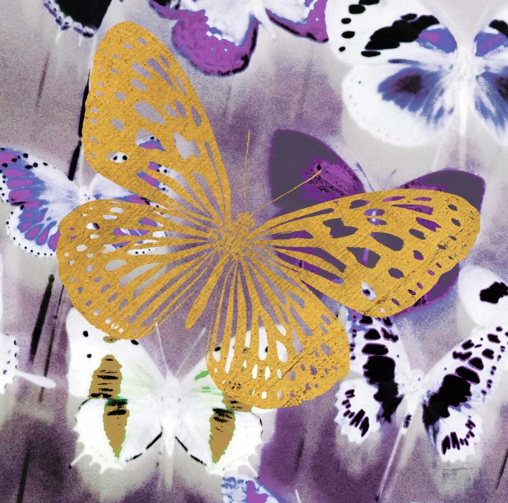 Wall Art Painting id:63515, Name: Raining Butterflies 1, Artist: Taylor, Evangeline