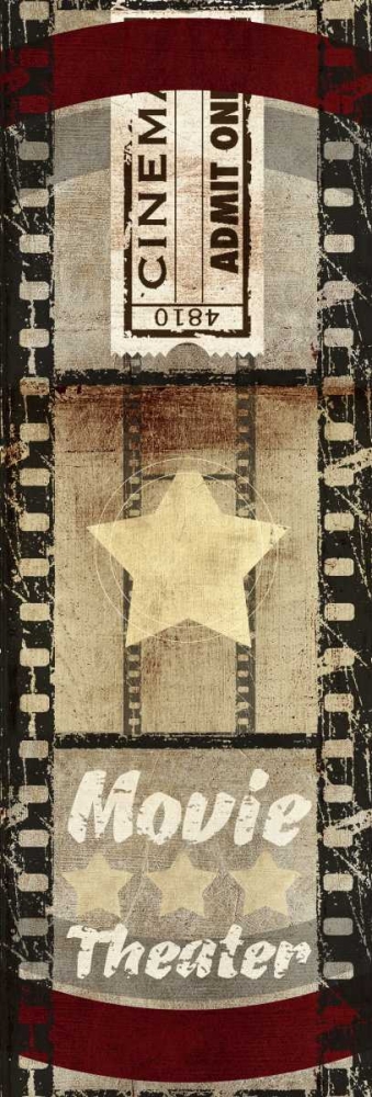 Wall art: Cinema Ticket, by Taylor, Evangeline