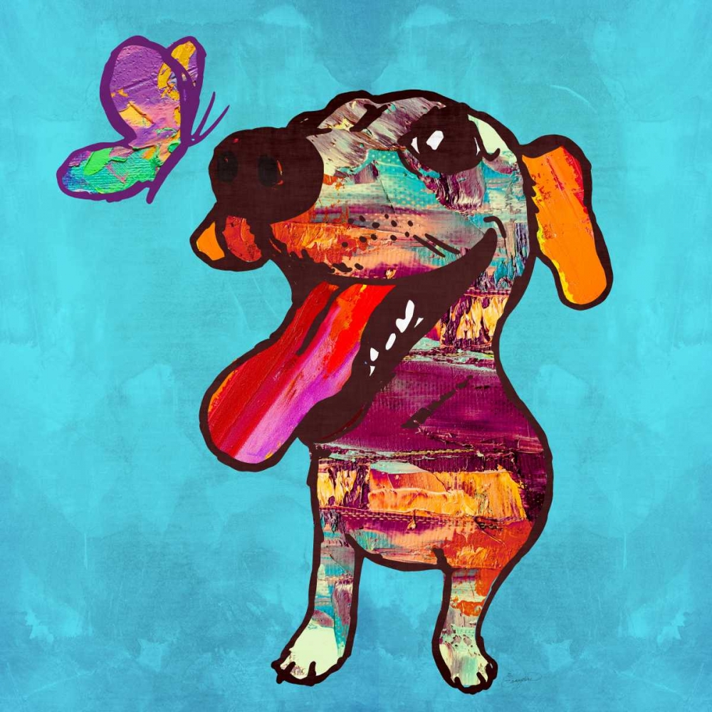 Wall art: Barks and Butterfly, by Taylor, Evangeline