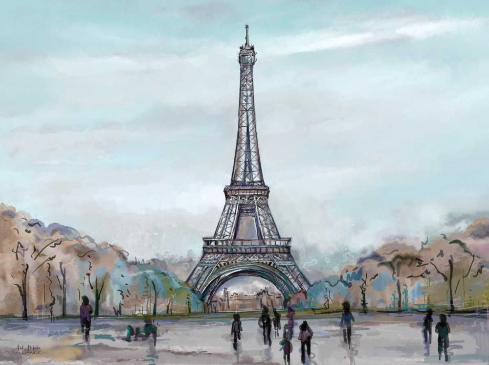 Wall Art Painting id:66384, Name: Watercolour Sketch Book Paris, Artist: Art Atelier Alliance