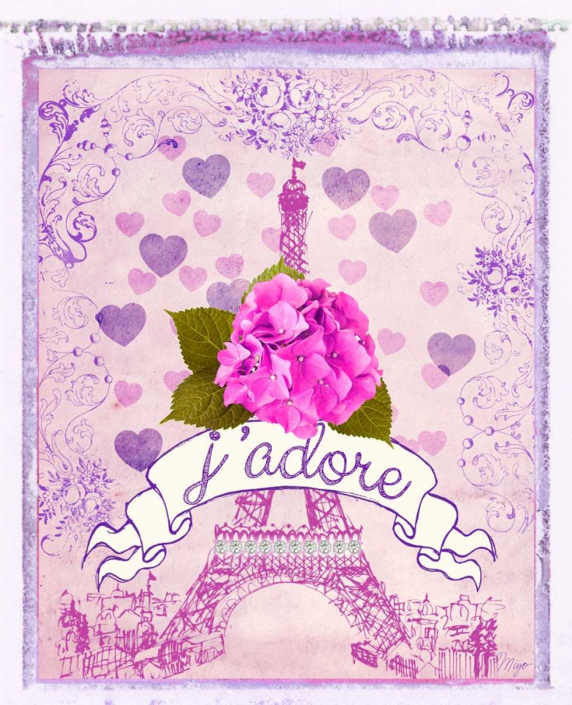 Art Print: Pretty Paris Polaroid 2