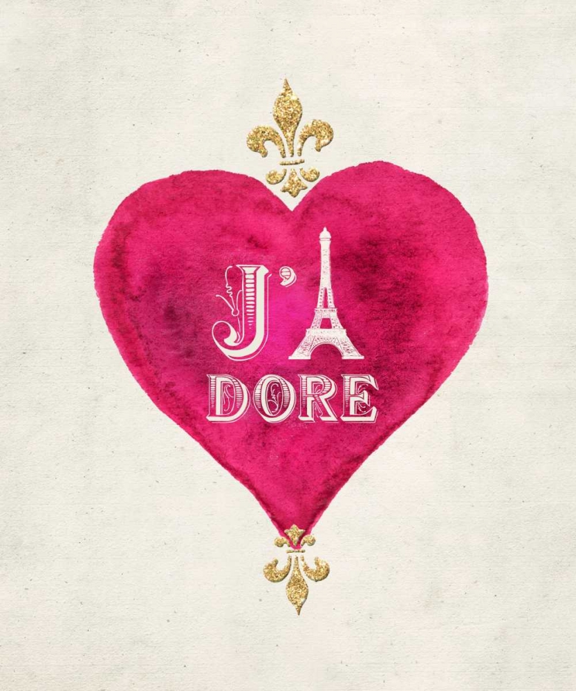 Art Print: Romance Collection J adore