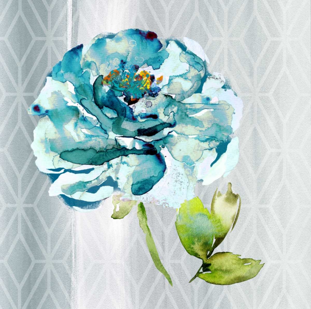 Wall Art Painting id:105818, Name: Blooming Blue, Artist: Jing, Jin
