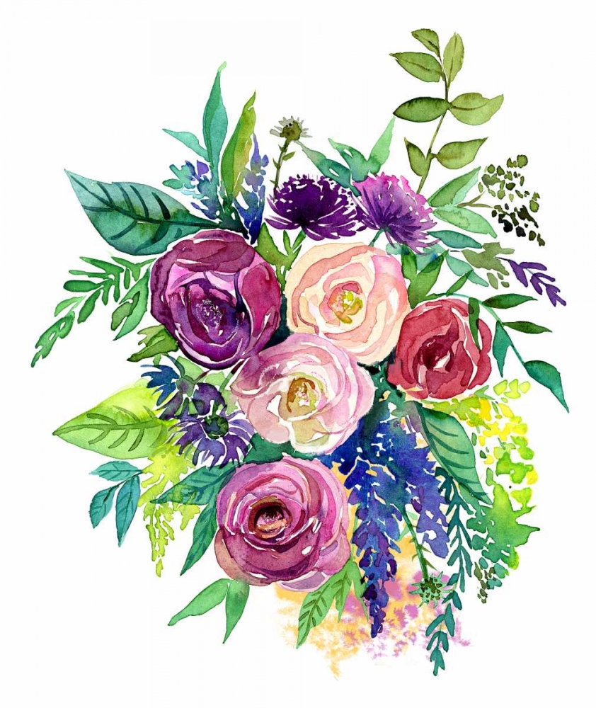 Wall Art Painting id:142044, Name: Enchanted Roses, Artist: Jing, Jin