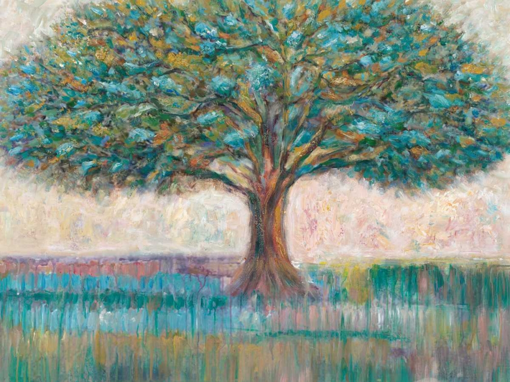 Wall Art Painting id:166524, Name: Tree of Life Landscape, Artist: Zheng, James