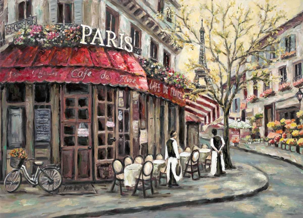 Wall art: Flower Market Cafe, by Brighton, William