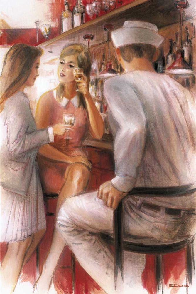 Art Print: Bar conversations IV