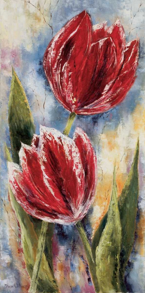 Wall art: Red tulips, by Withaar, Rian