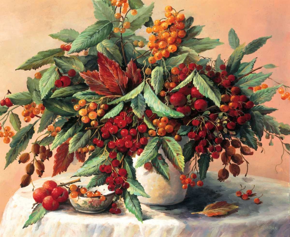 Wall Art Painting id:58071, Name: Autumn bouquet, Artist: Bosman, Johan