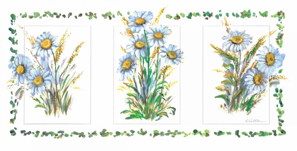 Wall Art Painting id:58177, Name: Flower trio I, Artist: Schottler, Katharina