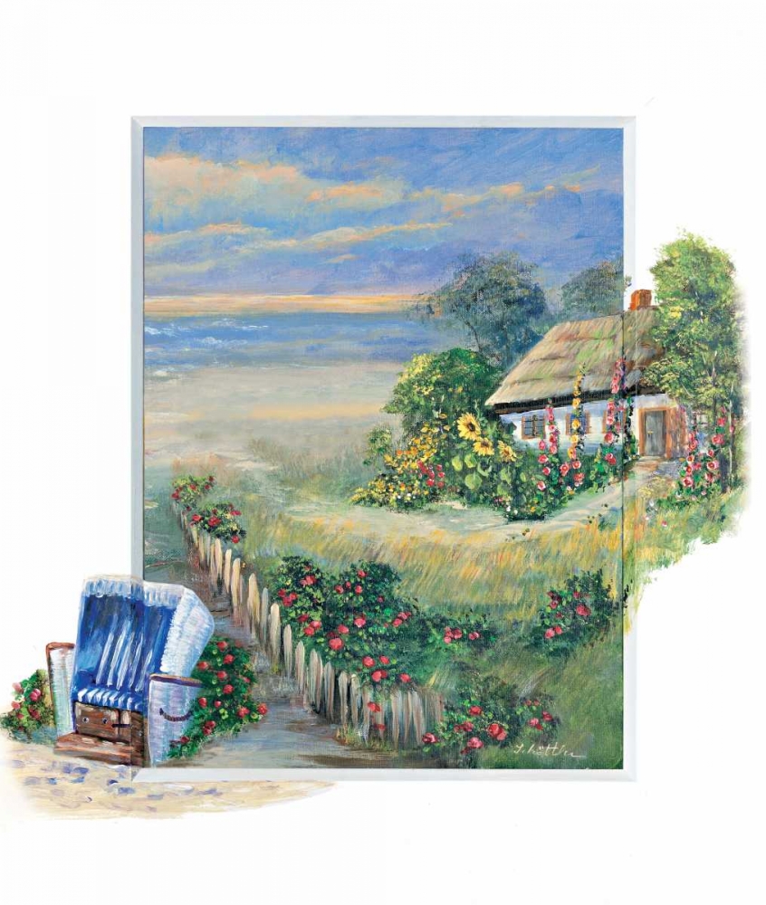 Wall Art Painting id:59098, Name: Path to the beach, Artist: Schottler, Katharina