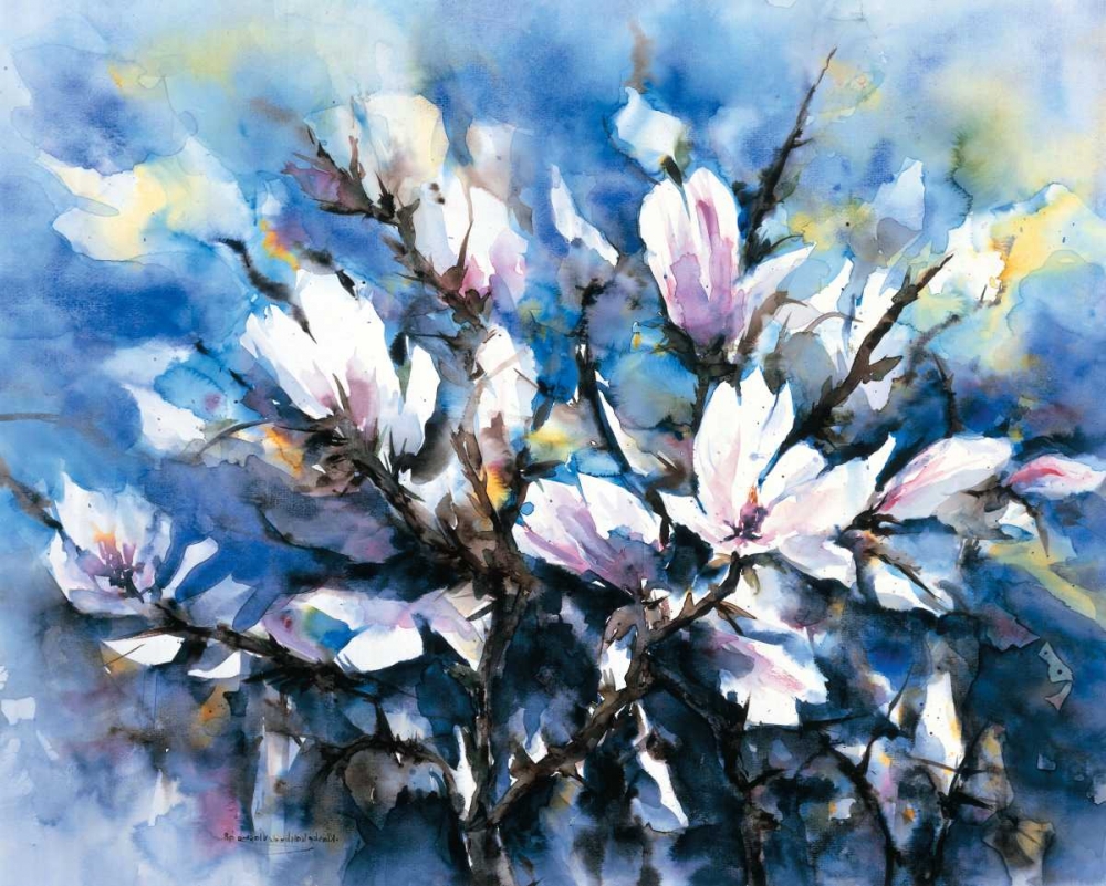 Wall Art Painting id:58303, Name: Magnolia, Artist: Kalsbeek-Vlasma, Klaske