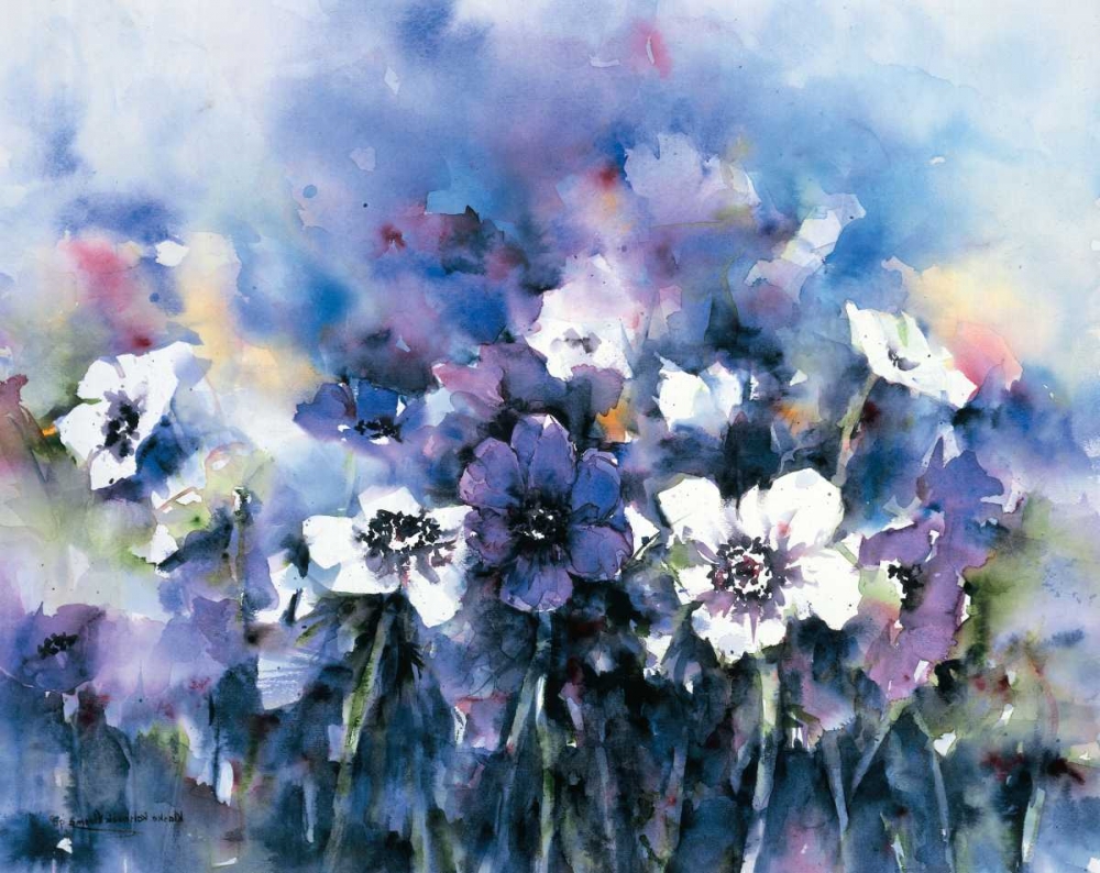 Wall Art Painting id:58304, Name: Primroses, Artist: Kalsbeek-Vlasma, Klaske