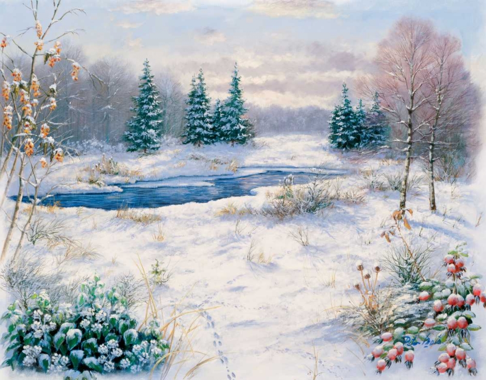 Wall art: Winter time, by Motz, Peter