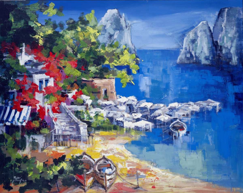 Art Print: Paesaggio caprese