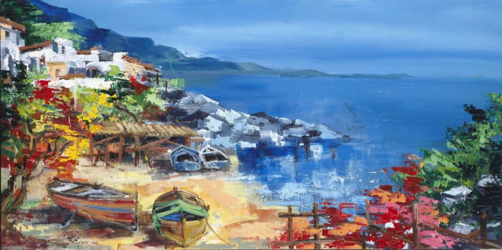 Art Print: Barche a riva