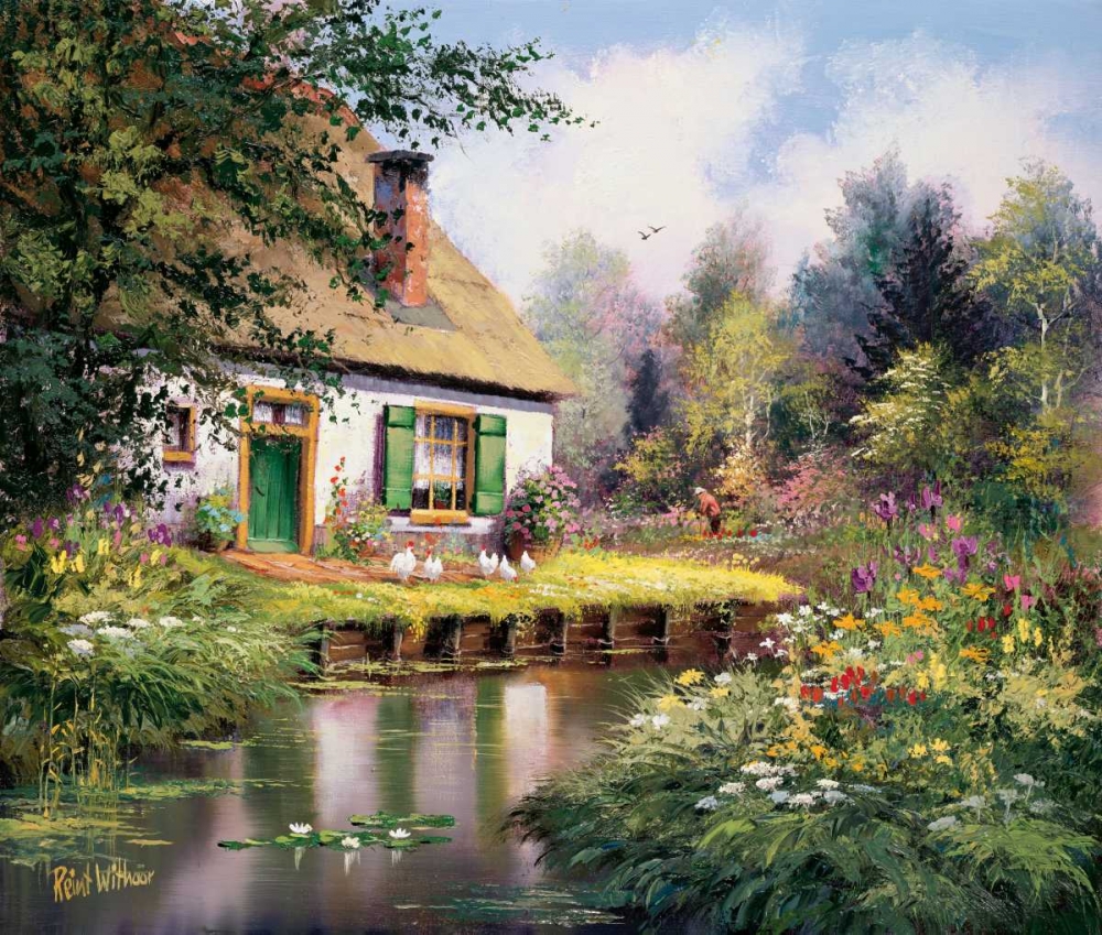 Wall Art Painting id:58636, Name: At the creek, Artist: Withaar, Reint