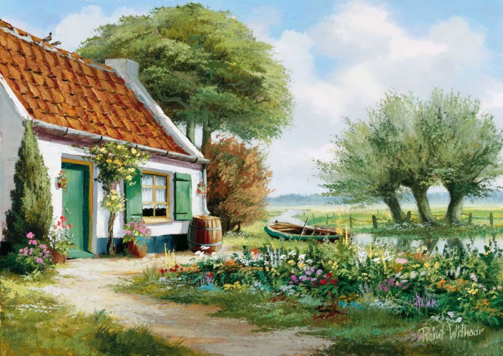 Wall Art Painting id:58638, Name: A peaceful place, Artist: Withaar, Reint