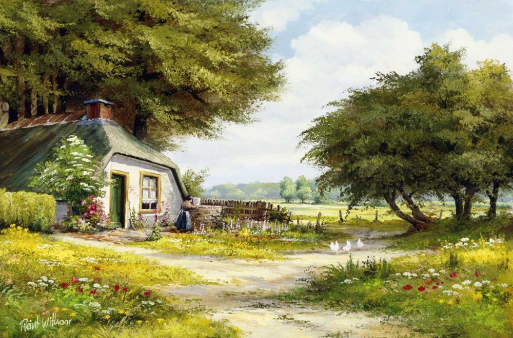 Wall Art Painting id:58642, Name: Farmhouse, Artist: Withaar, Reint