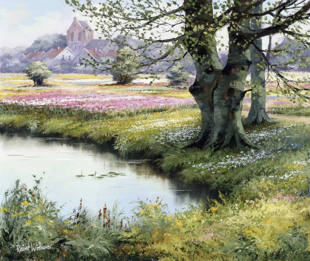 Wall Art Painting id:58643, Name: The village, Artist: Withaar, Reint