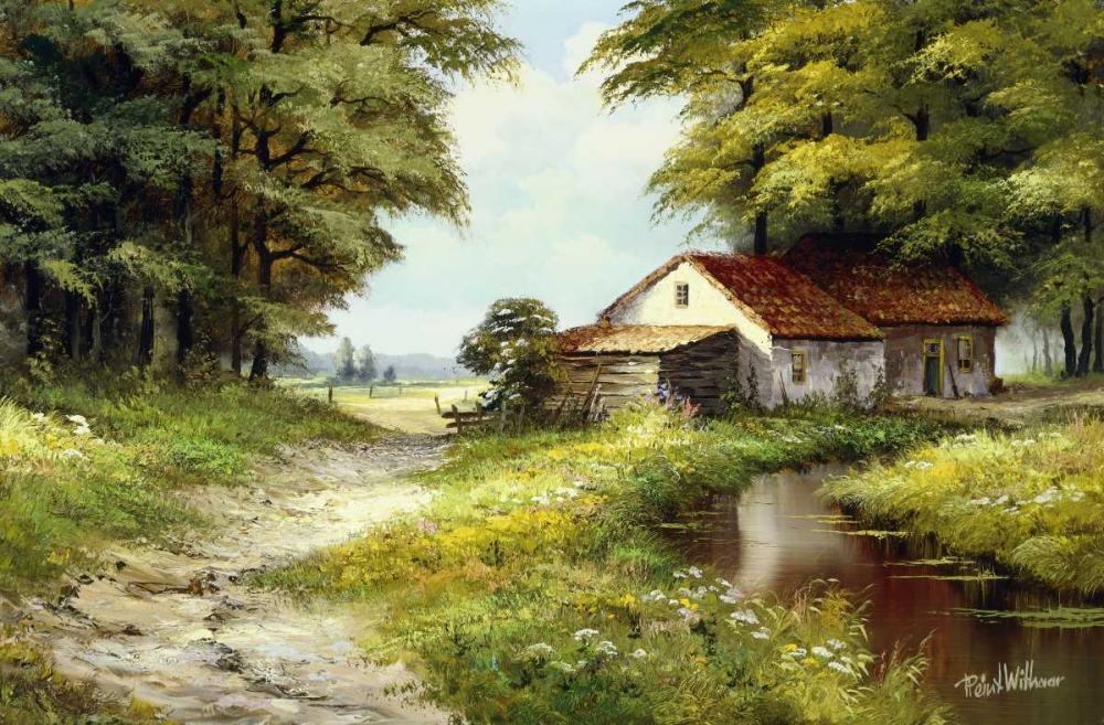 Wall Art Painting id:58645, Name: Waterreflections, Artist: Withaar, Reint