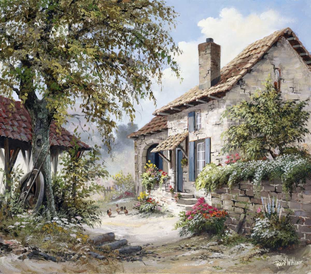 Wall Art Painting id:58652, Name: Grandpas house, Artist: Withaar, Reint