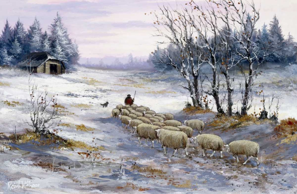 Wall art: Fields , by Withaar, Reint