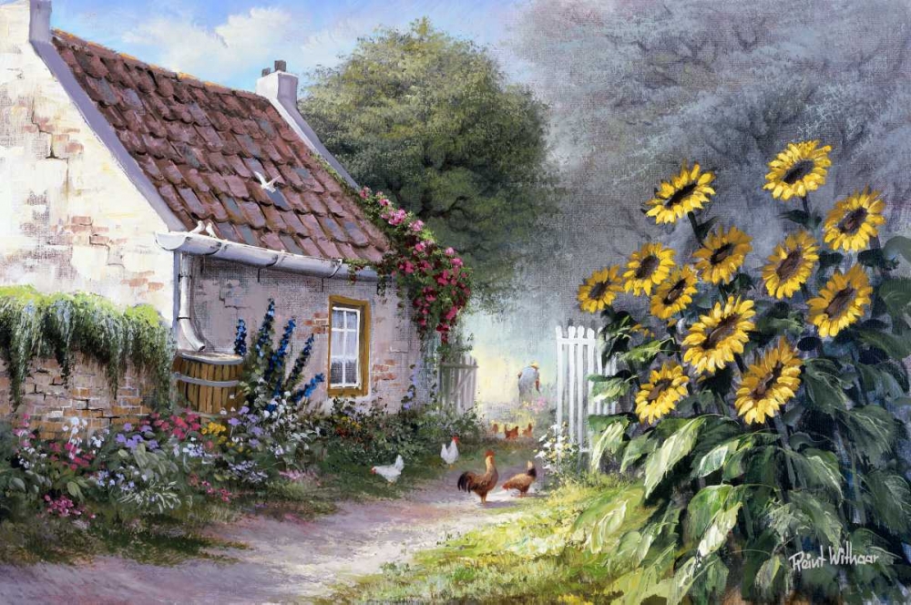 Wall Art Painting id:58744, Name: Sunflower , Artist: Withaar, Reint