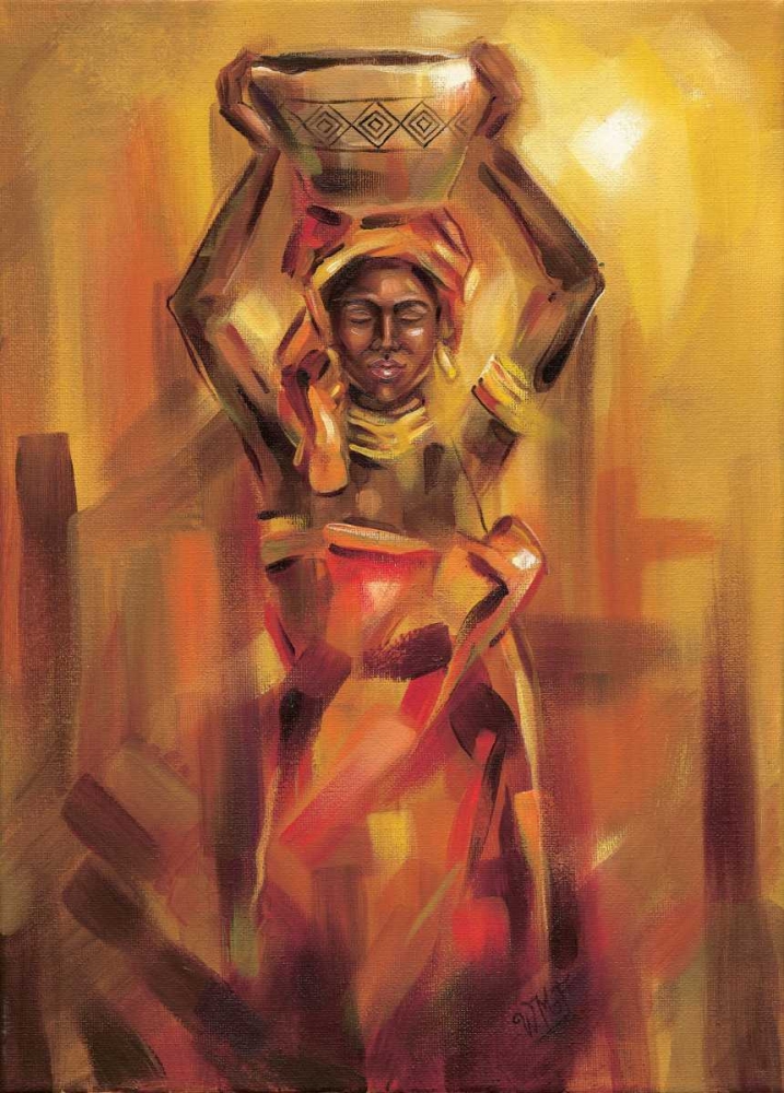 Wall art: Watercarrier I, by Fields, Wendy