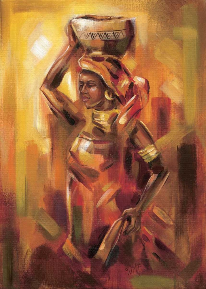 Wall art: Watercarrier II, by Fields, Wendy