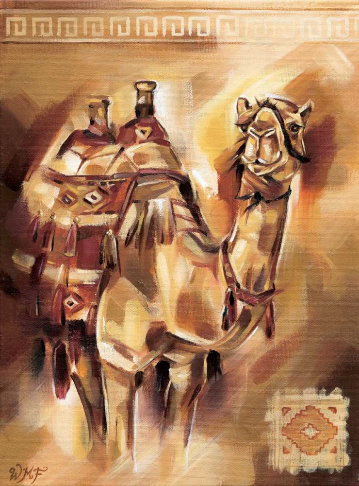 Wall art: Camels I, by Fields, Wendy