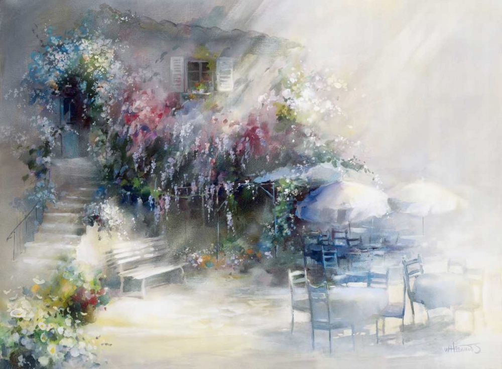 Wall Art Painting id:58836, Name: Blue garden, Artist: Haenraets, Willem