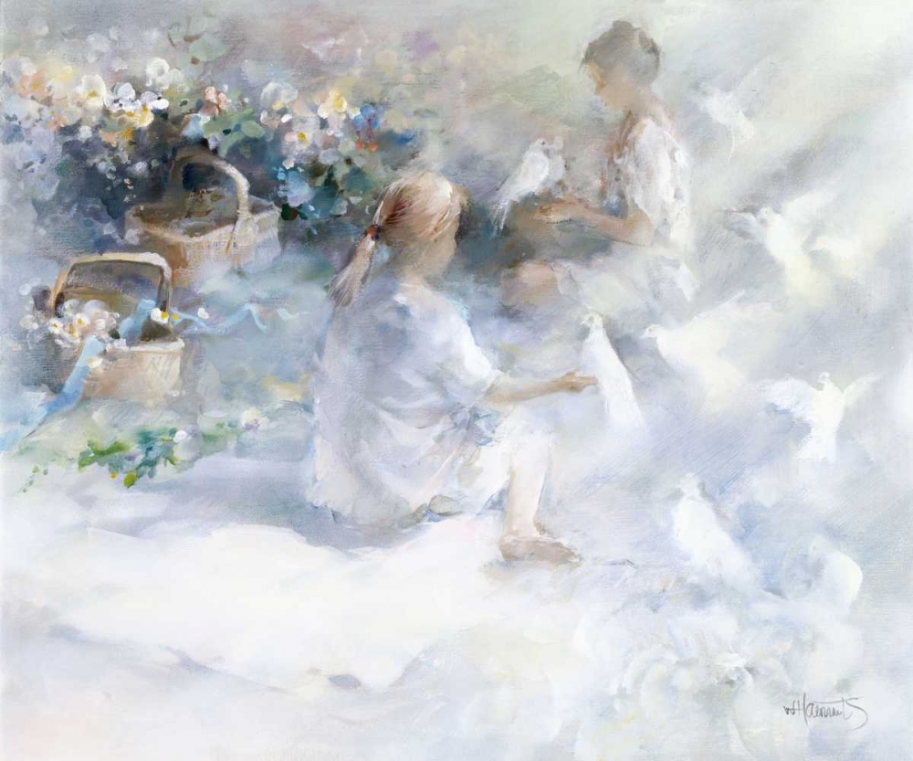 Wall Art Painting id:58845, Name: Sisters, Artist: Haenraets, Willem