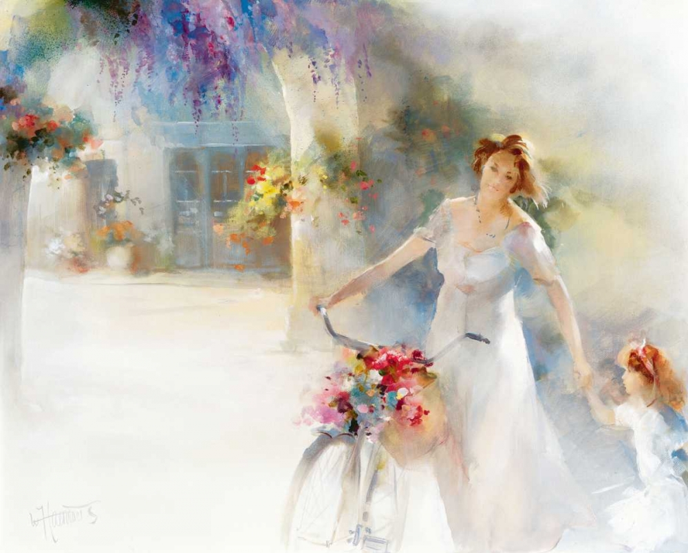 Wall art: Going home, by Haenraets, Willem