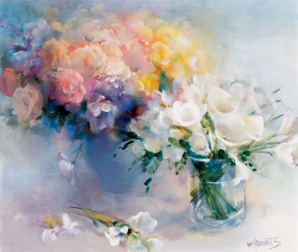 Wall Art Painting id:58862, Name: Rhyme of flowers, Artist: Haenraets, Willem