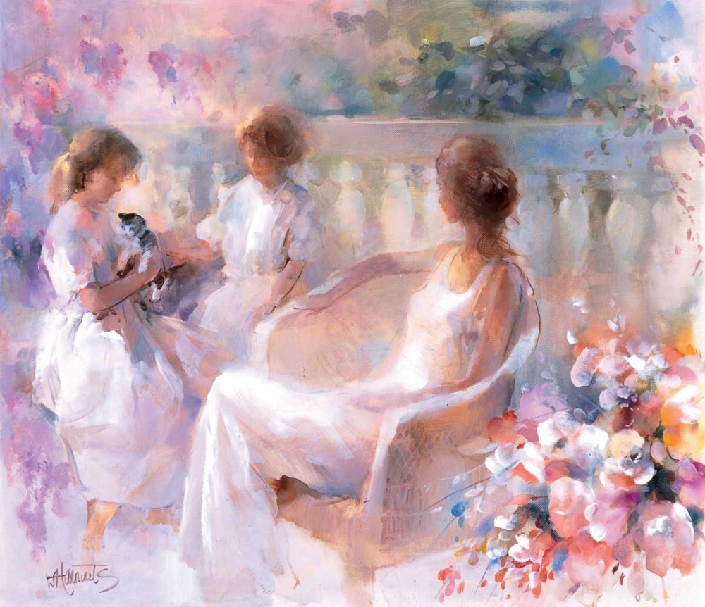 Wall Art Painting id:58867, Name: Our kitten, Artist: Haenraets, Willem
