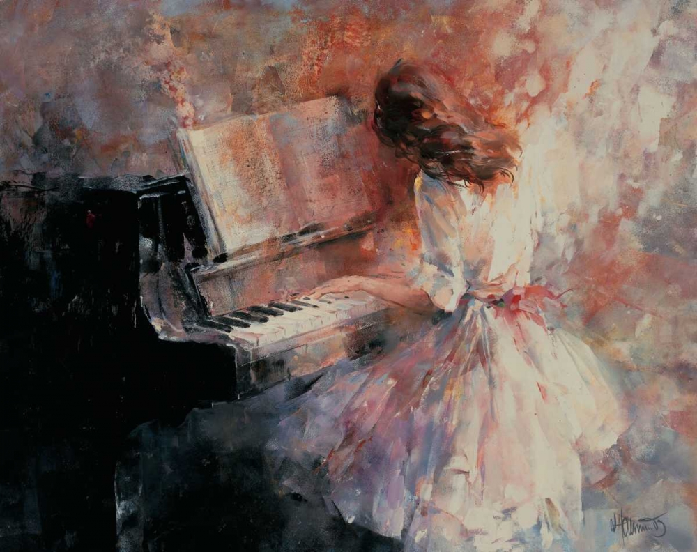 Wall art: Romantic rhythm, by Haenraets, Willem