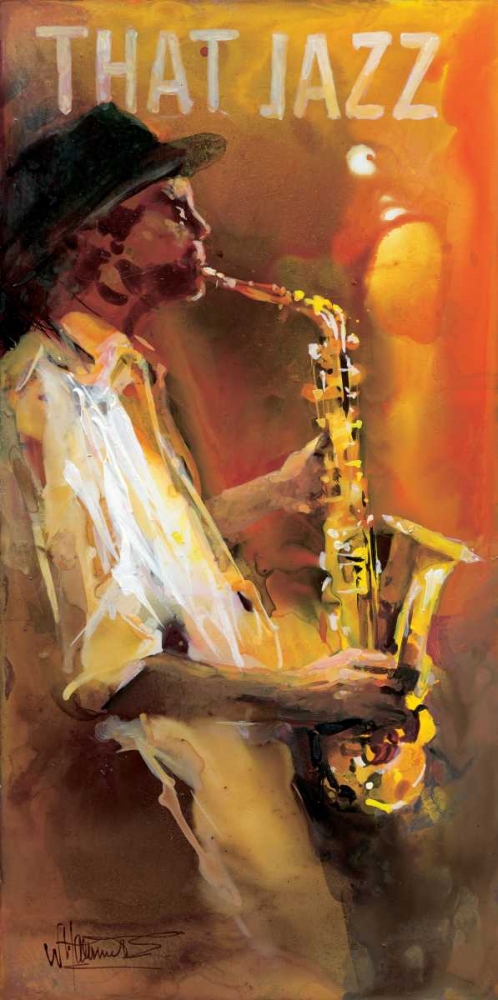 Wall art: Jazz 4, by Haenraets, Willem