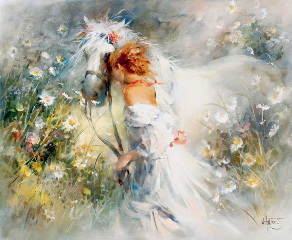 Wall art: White dream, by Haenraets, Willem