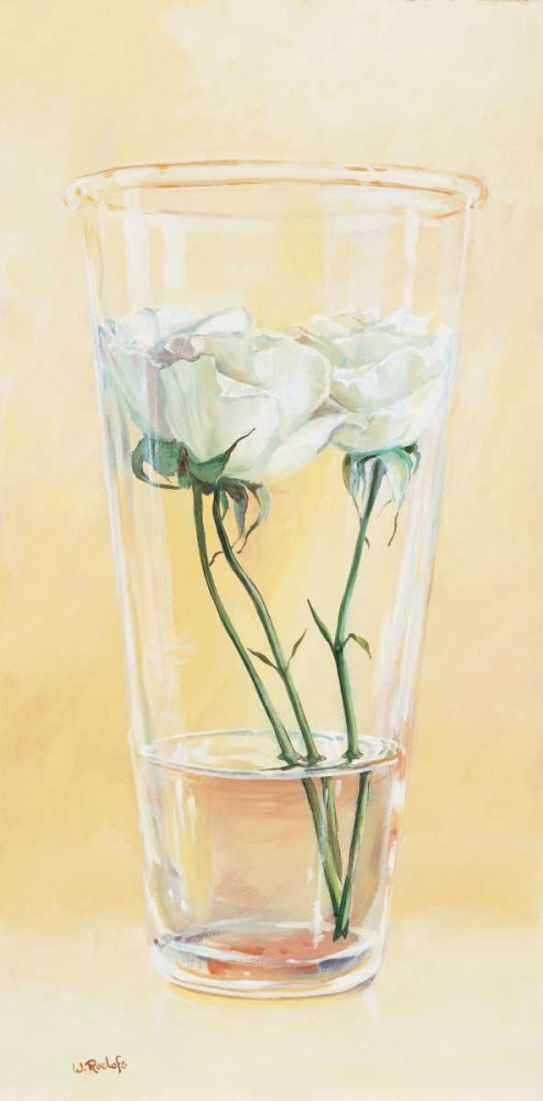 Wall Art Painting id:59032, Name: First rose of the season II, Artist: Roelofs, Wouter