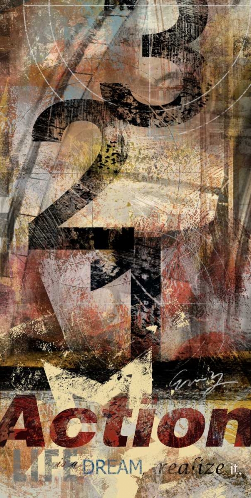 Wall art: ACTION, by Yang, Eric