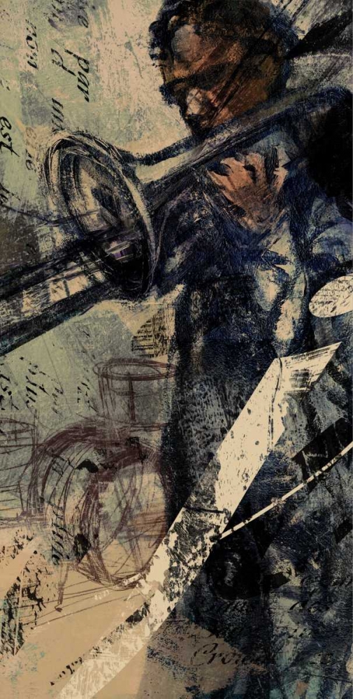 Wall art: JAZZ PANEL 1, by Yang, Eric