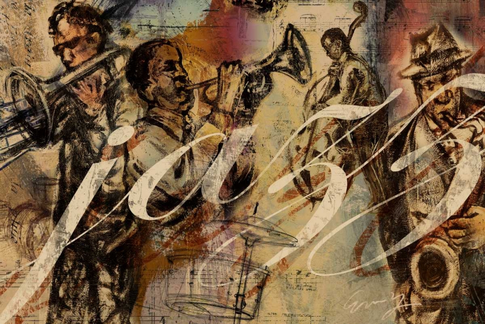 Wall art: JAZZ, by Yang, Eric