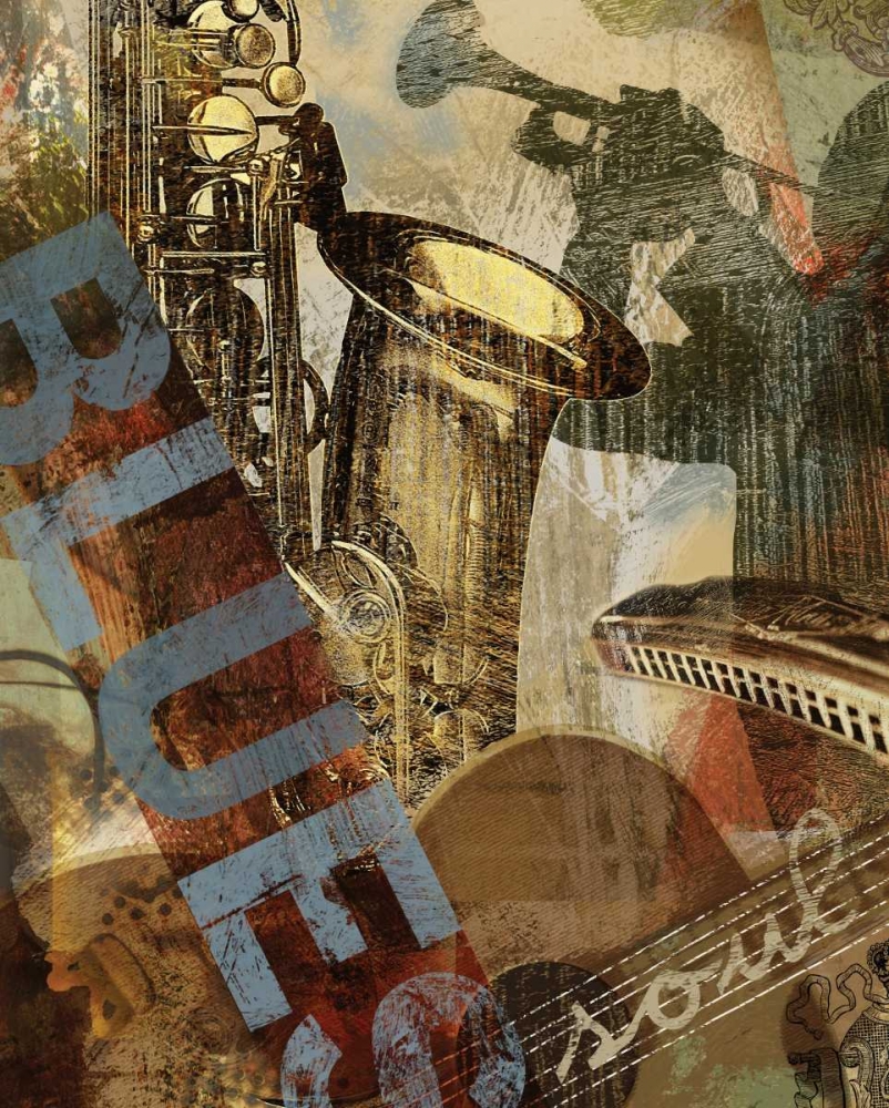 Wall art: THE BLUES, by Yang, Eric