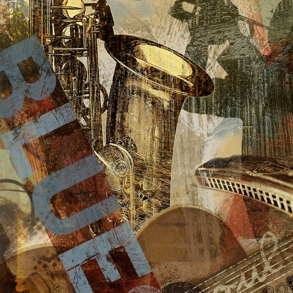 Wall art: THE BLUES, by Yang, Eric