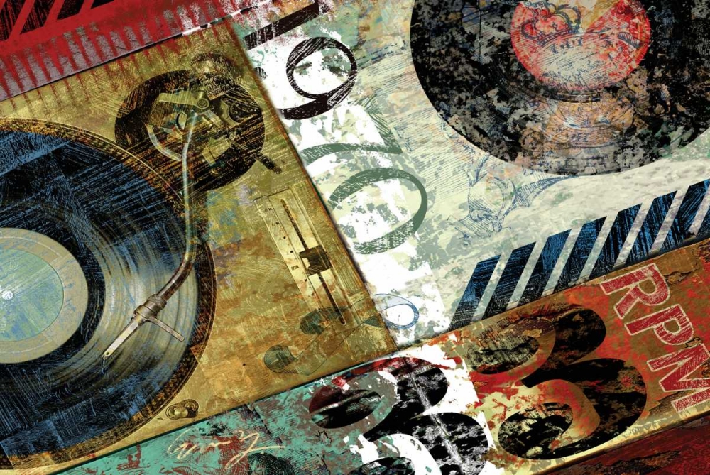 Wall art: HITS TOWN 1970, by Yang, Eric