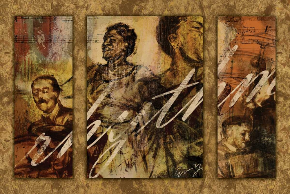 Wall art: RHYTHM - triptych, by Yang, Eric